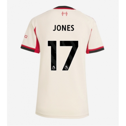 Billige Fotballdrakt Liverpool Curtis Jones #17 Replika Bortedrakt Dame 2025-26 Kortermet Billige Fotballdrakt Liverpool Curtis Jones #17 Replika Bortedrakt Dame 2025-26 Kortermet
